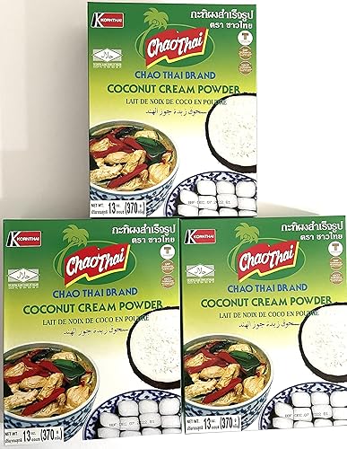 Chao Thai brand Coconut Cream Powder 13 Ounce 3 Pack