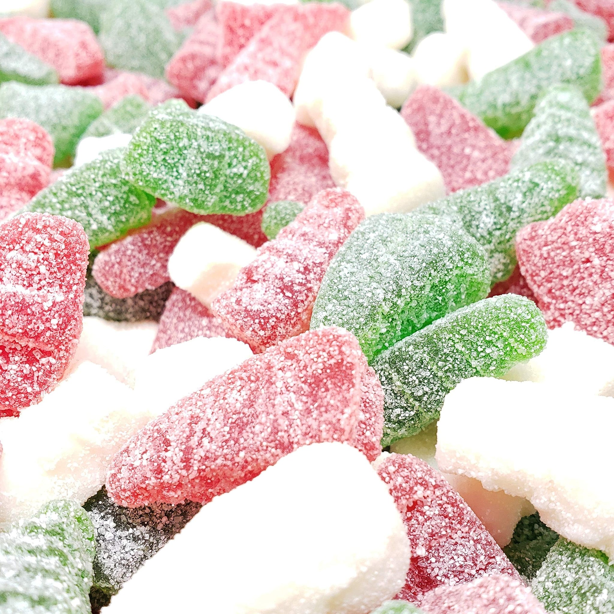 Candy Retailer Sanded Christmas Gummi Trees & Snowmen 1 Lb