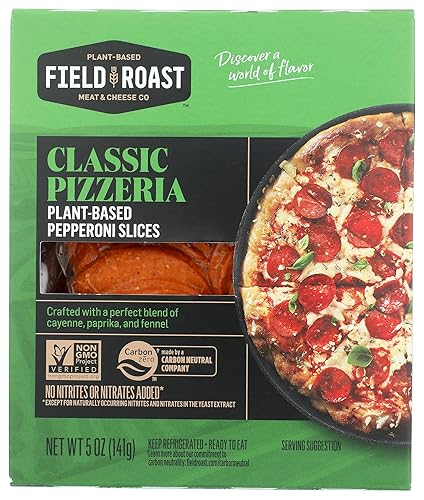 Field Roast Classic Pizzeria Plant-Based Pepperoni Slices, 5 OZ