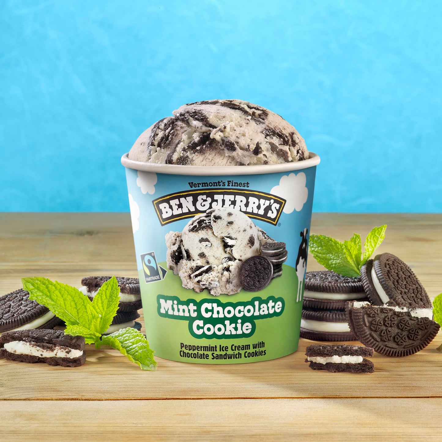 Ben & Jerry's Ice Cream Mint Chocolate Cookie 16 oz