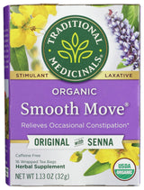 Traditional Medicinals, Tea Smooth Move Organic, 16 Count