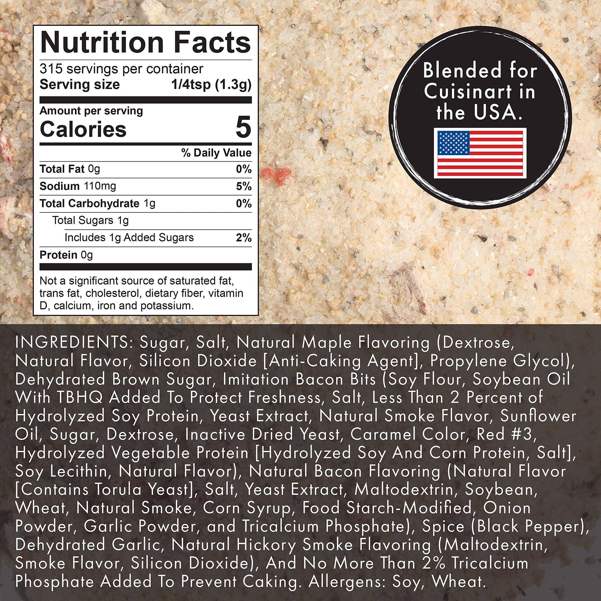 Cuisinart CGSS-781 Maple Bacon, 14.78 oz (419g) BBQ Seasoning