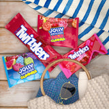 JOLLY RANCHER and TWIZZLERS Assorted Fruit Flavored Candy Bulk Box, 39.5 oz (18 Packs)