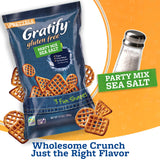Osem Gratify Gluten Free Pretzels - GF Pretzel Snack Bags, Gluten-Free Mix for Adults & Kids, Hummus Dip, Individual Packs, Vegan Friendly, Kosher