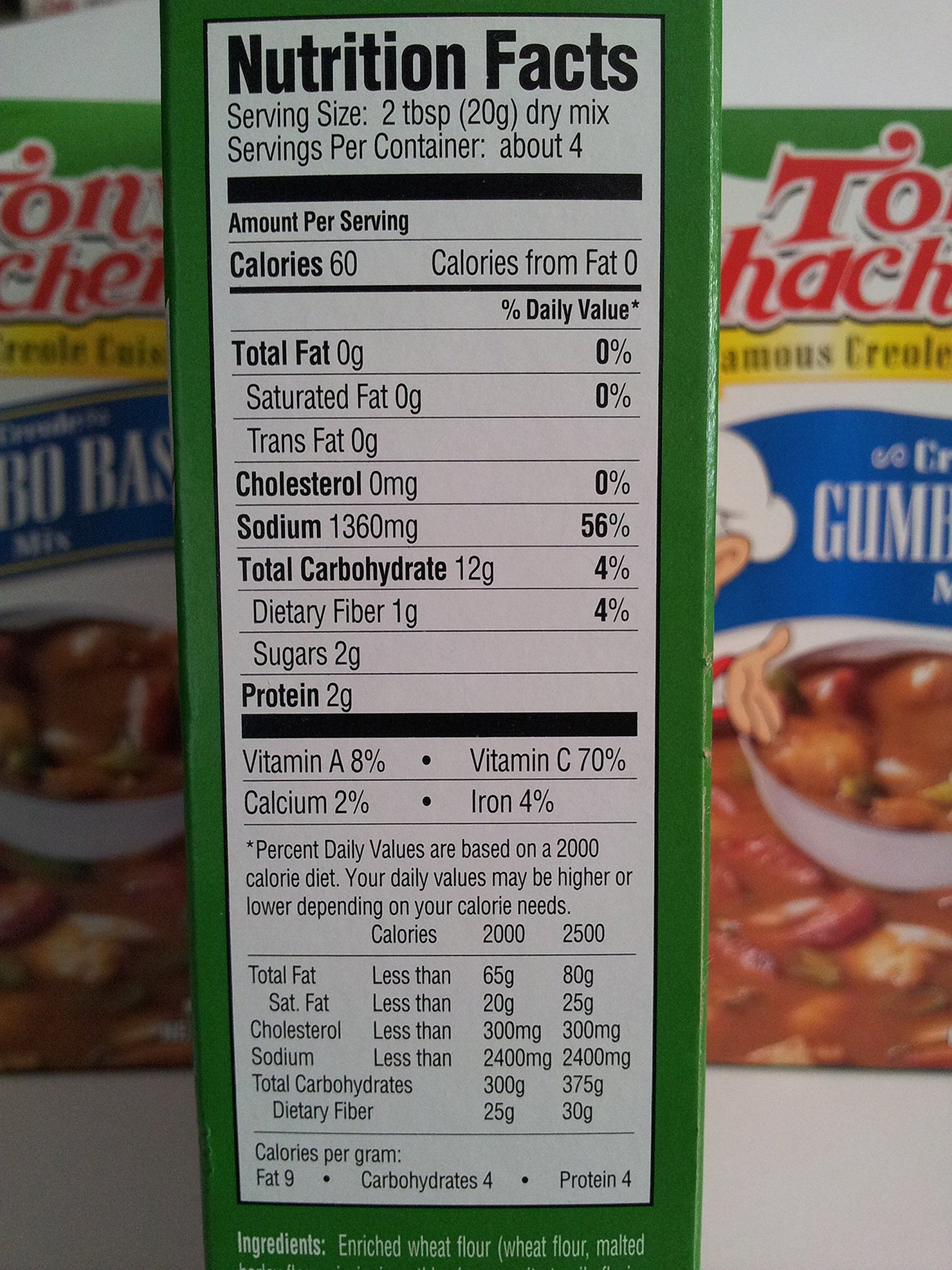 Tony Chachere's Creole Gumbo Base Mix, 3 oz, (12 pack)