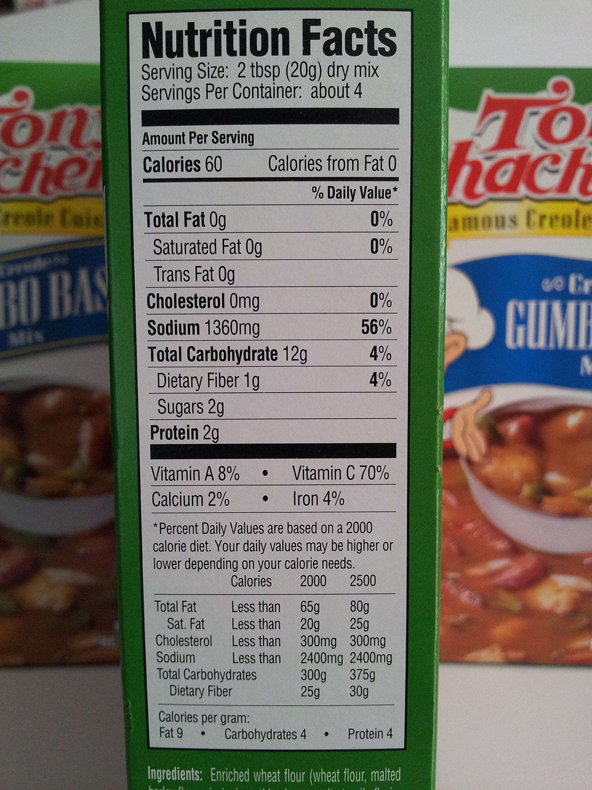 Tony Chachere's Creole Gumbo Base Mix, 3 oz, (12 pack)