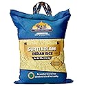 Rani Surti Kolam Indian Rice 160oz (10lbs) 4.54kg Cloth Bag ~ All Natural | Gluten Friendly | Vegan | Kosher | Export Quality | Indian Origin