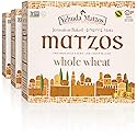 Yehuda Whole Wheat 10.5 oz Matzo Thins (3 Pack) Jerusalem Baked, Thin, Crisp & Delicious! Kosher for Passover
