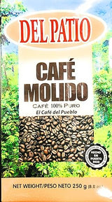 Del Patio Cafe Molido (Ground Coffee) 8.8 Ounces
