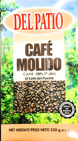 Del Patio Cafe Molido (Ground Coffee) 8.8 Ounces