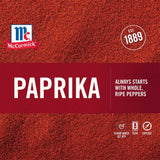 McCormick Gourmet Organic Paprika, 1.62 Oz