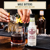 Fee Brothers Mole Cocktail Bitters - Aromatic Cocktail Mixer & Concentrated Flavoring, Gluten Free, Vegan-Friendly, 5 fl oz