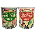 Washburn Old Fashioned Hard Candies and Filled Candies 16 Oz. Each (2 Canister Bundle)