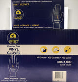 Sunset Powder Free Vinyl Gloves (Large)