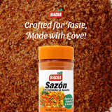 Badia Sazon with Coriander & Annatto Seasoning, 7 oz - Perfect Blend, Authentic Latin Flavor