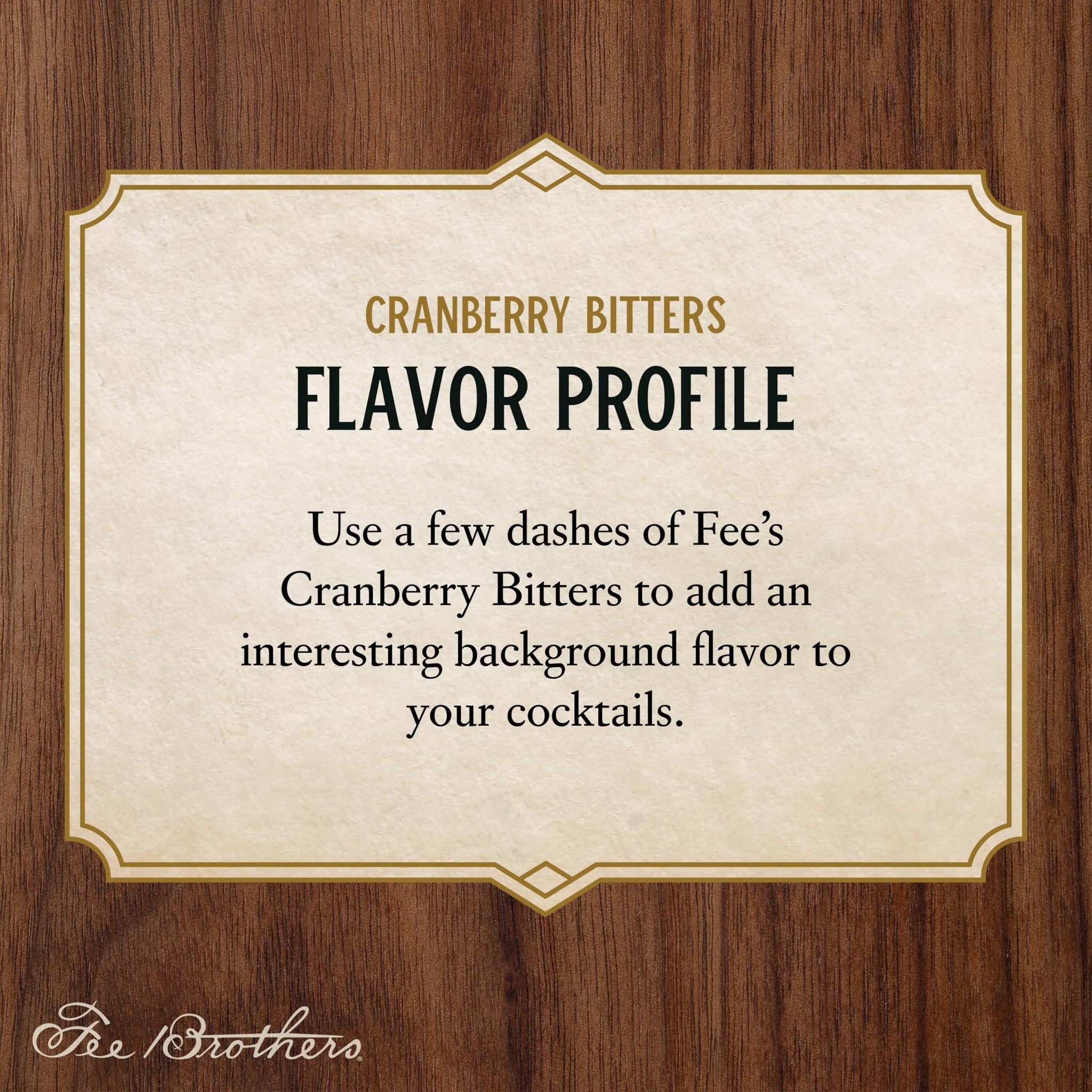 Fee Brothers Cranberry Cocktail Bitters - Aromatic Cocktail Mixer & Concentrated Flavoring, Gluten Free, Vegan-Friendly, 5 fl oz