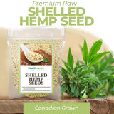 Healthworks Superfood Hemp Hearts, Shelled Hemp Seeds - 32 Oz / 2 Lbs - Canadian, Premium & All-Natural - Contains Omega 3 & 6, Fiber and Protein