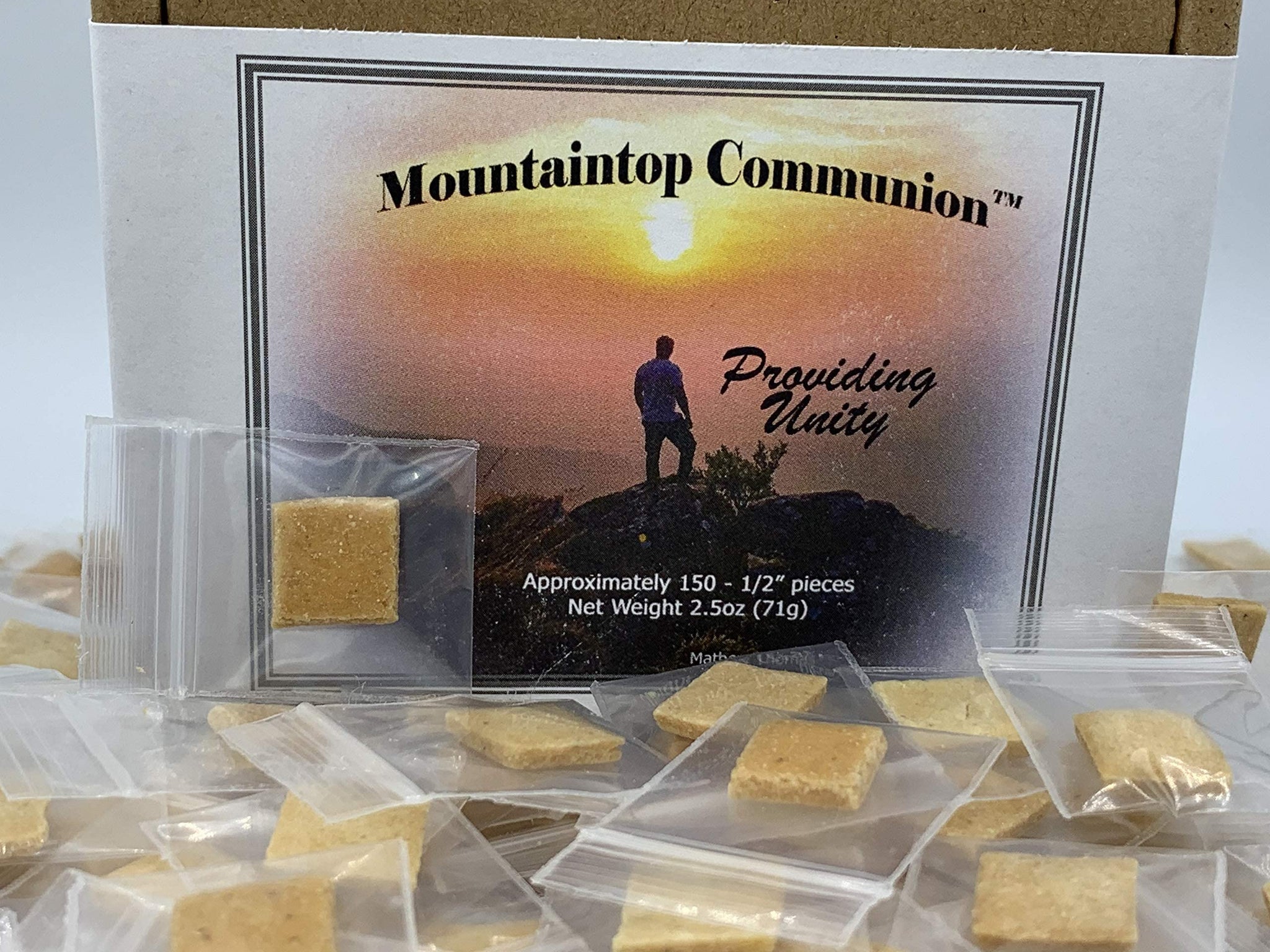 Individually Wrapped Gluten-Free Communion Bread (150 Count)