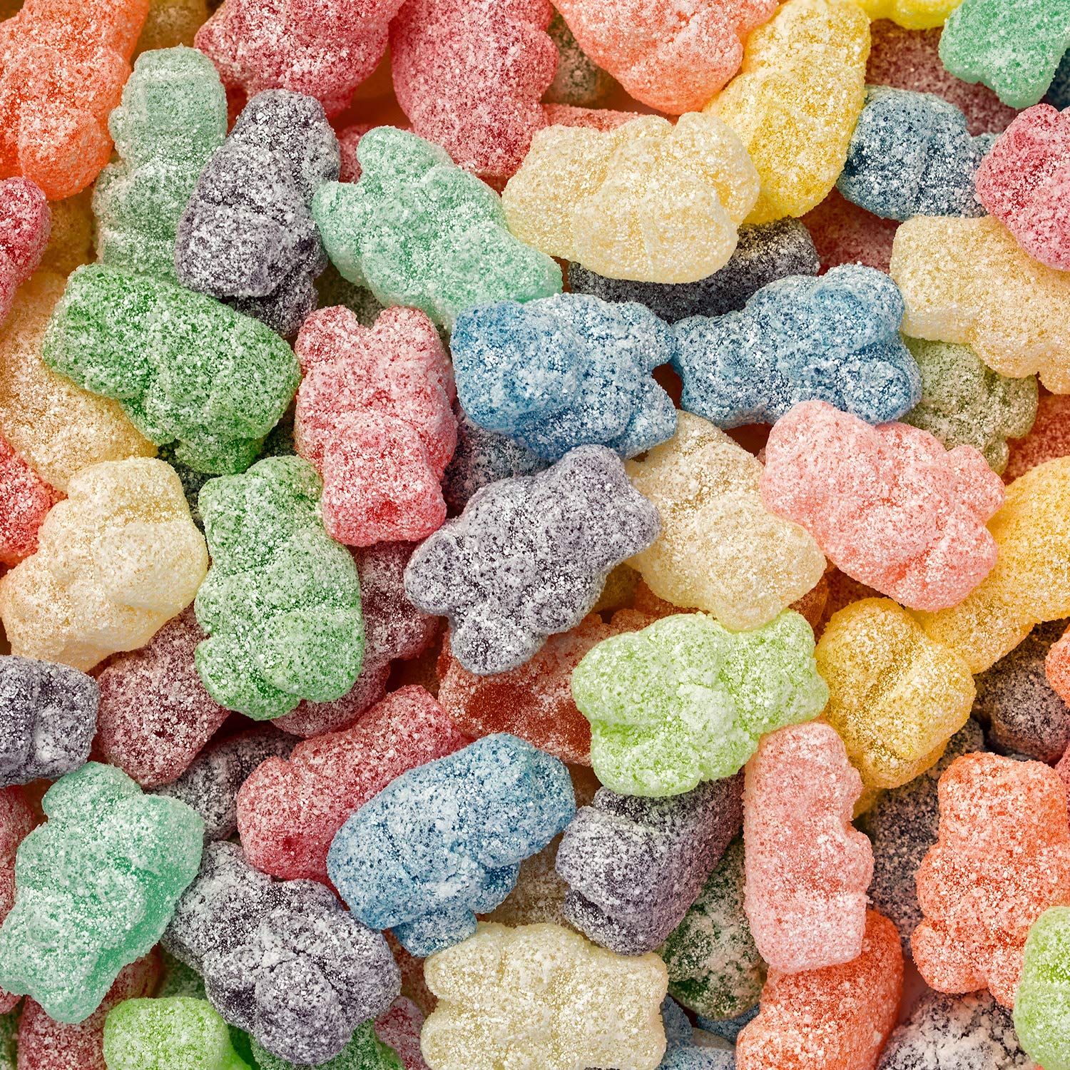 Albanese World's Best Sour 12 Flavor Gummi Bears | 8oz Bag of Candy | 12 Unique Super Sour Flavors, Gluten Free, Fat Free, Soft and Chewy Gummy Bears