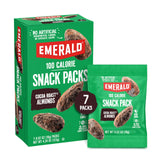 Emerald Nuts Cocoa Roast Almonds 7 Ct (1-Pack), 100-Calorie Individual Packs, Kosher Certified, Non-GMO, Contains No Artificial Preservatives, Flavors