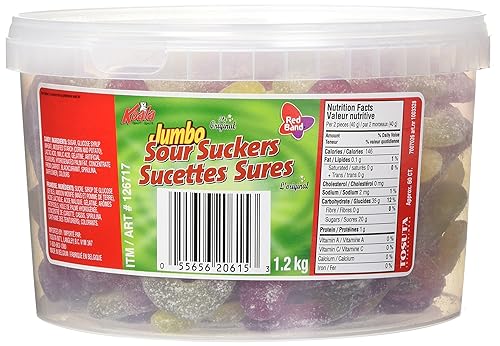 Koala Sour Suckers Gummy Candy, 1.2kg/42.32oz 60 count
