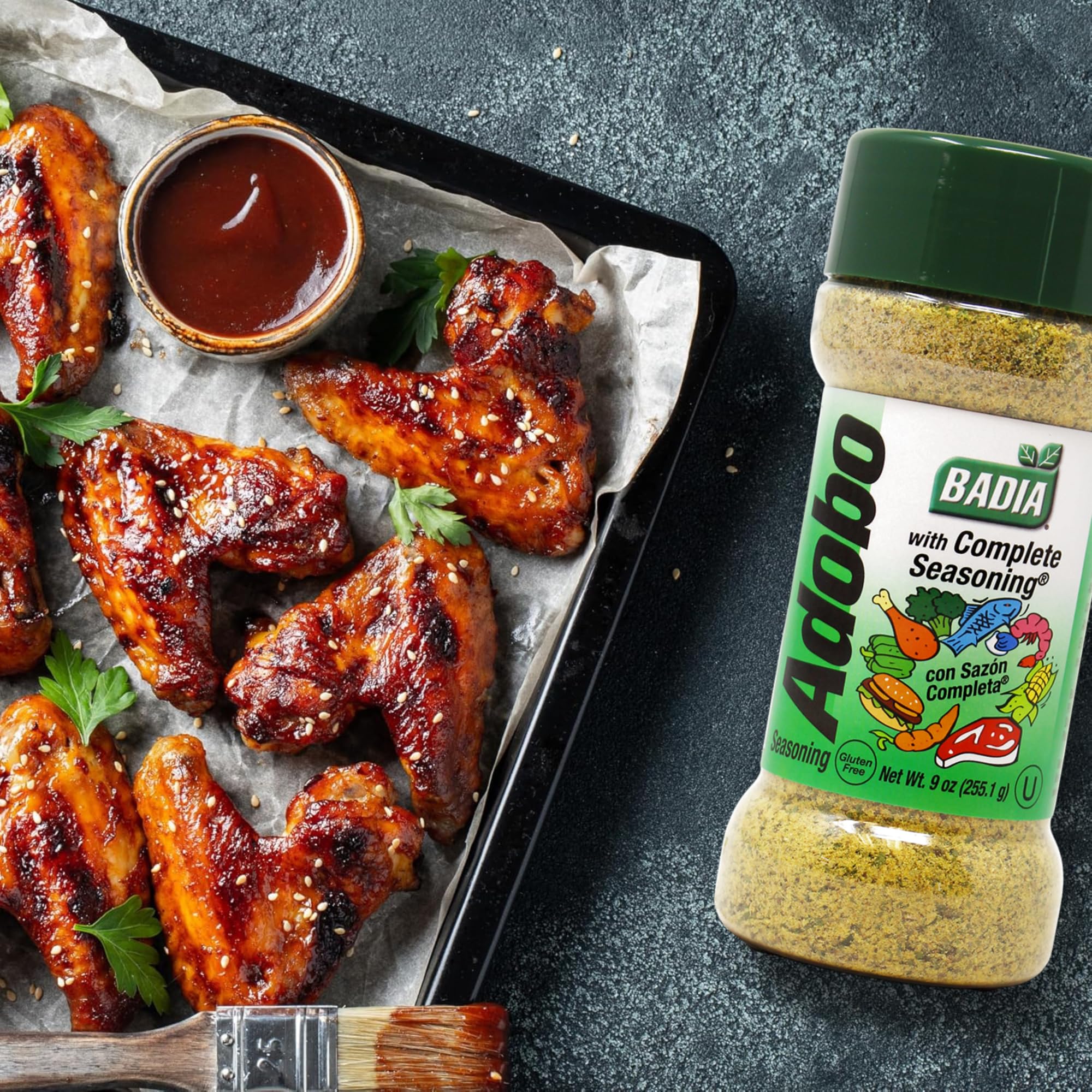 Badia Adobo with Complete Seasoning, 9 oz - All Purpose Latin Spice for Everyday Cooking