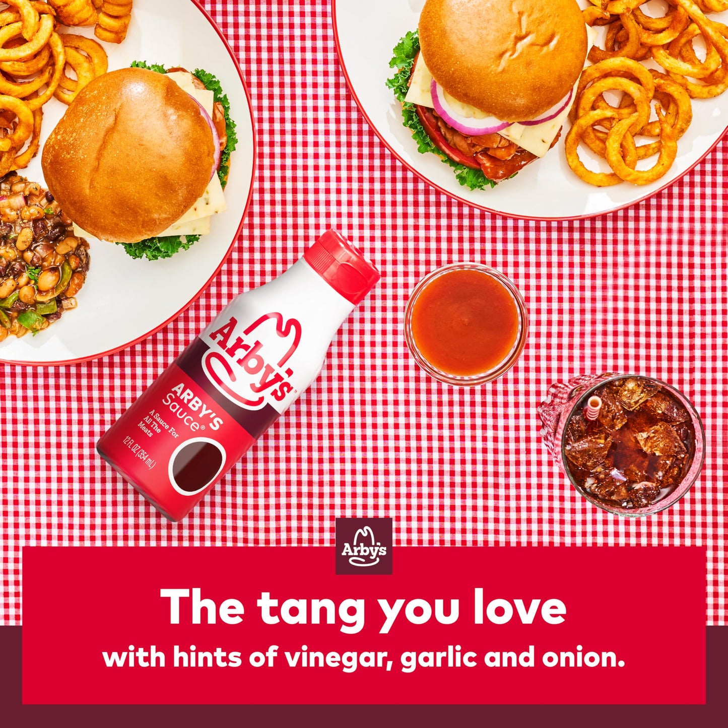 Arby’s Original Sauce, 12 fl. oz., All Purpose Sauce for Sandwich Spreads, Chicken Wings, Burgers, Marinades, and More, Made with Vinegar, Garlic