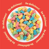 Neon Sour Gummi Bears Candy Bulk | 2-Pound Bag | Assorted Fruit Flavored Sour Gummies | Chewy Candy for Parties, Snacking, Buffets, and Dessert