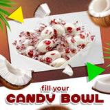 Coconut Candy | 1 Pound Bag - 90 Count | Hard Candy Individually Wrapped | Creamy Filling | Tropical Treat for Snacking, Office Bowls, Gifting