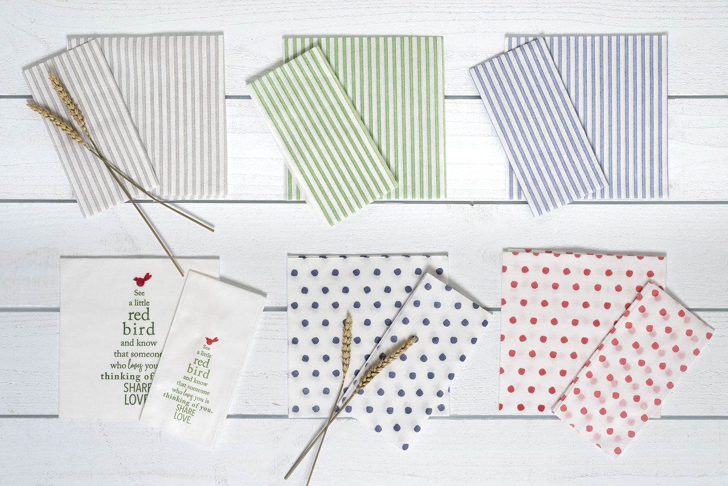 VIETRI Papersoft Napkin Collection Italian Luxury Paper Napkin and Guest Towel (Guest Towels, Dot Blue)