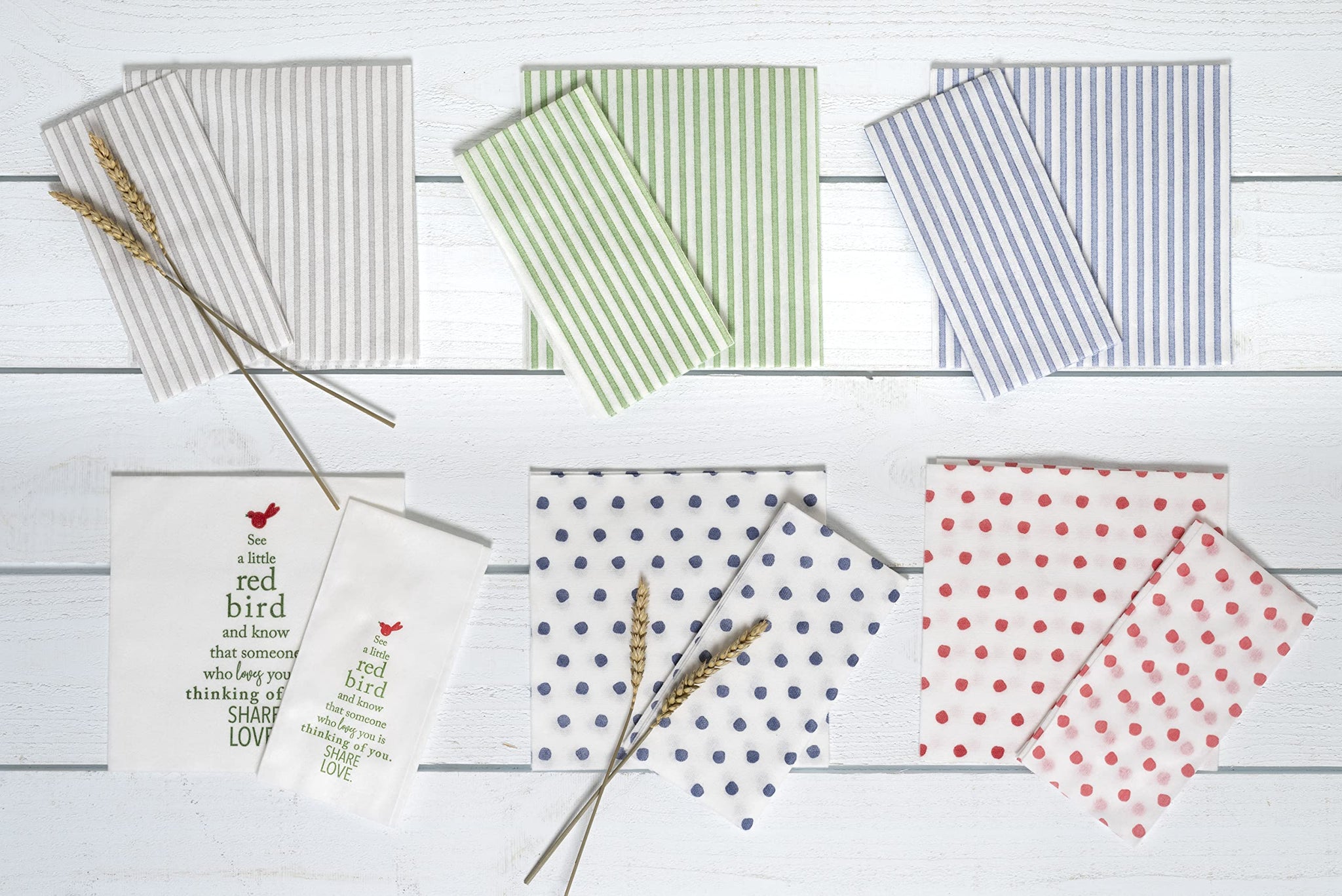 VIETRI Papersoft Napkin Collection Italian Luxury Paper Napkin and Guest Towel (Guest Towels, Dot Blue)