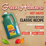 EL YUCATECO Green Habanero Hot Sauce 68 oz (Half Gallon) - Authentic Mexican Hot Sauce for Bold Flavor | Restaurant Size, Premium Habanero Pepper