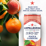 Sanpellegrino Italian Sparkling Drink, Peach Clementine, 6 Cans, 11.15 Fl Oz Can