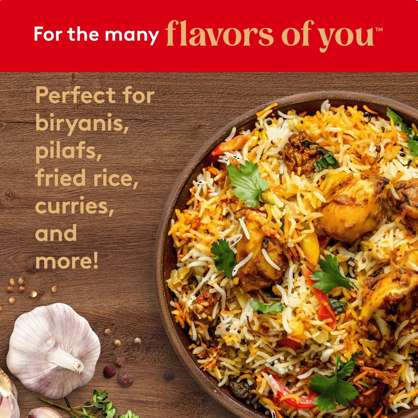 Royal Basmati Rice - Authentic Long Grain White Basmati Rice - 15 lb Bag - Perfect for Biryanis, Pilafs & Curries - Cook in Microwave or on Stove Top