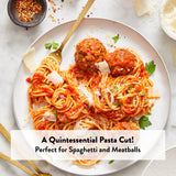 DeLallo Whole Wheat Spaghetti, 1 Pound Bag, 8 Pack, 100% Organic Noodles, Pasta from Italy, Whole Grain, Cooks Al Dente