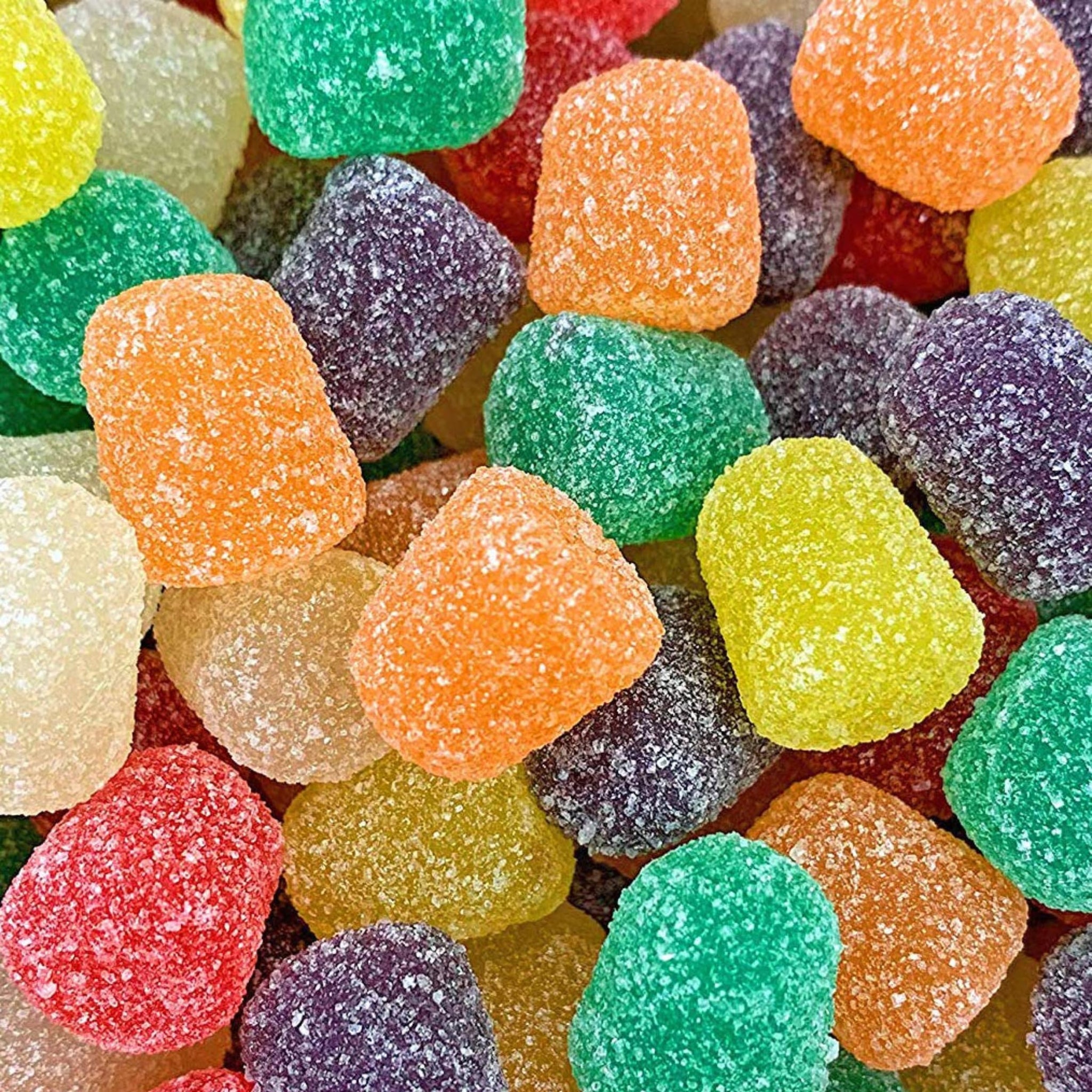 Assorted Classic Spice Drops Candy Gum Drops - Old Fashioned Jelly Spiced GumDrops Candy Bulk, by Queen City Candy Cave (1 Pound)