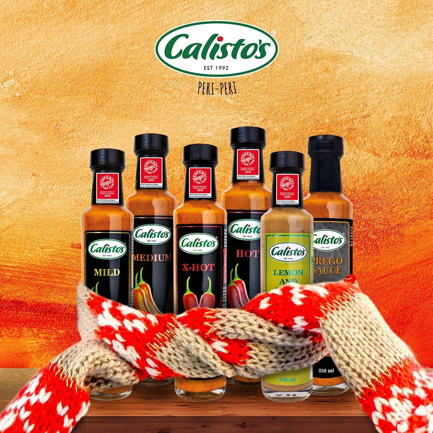 Calisto's Hot Sauce | Gluten Free | Non GMO | Kosher (MEDIUM PERi-PERi, 9.0 Ounce (Pack of 1))