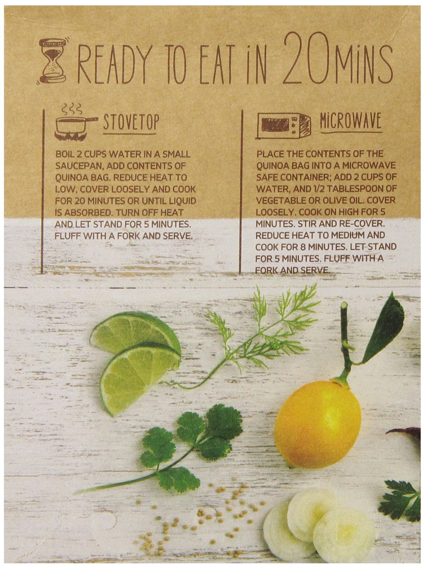 Pereg Lemon & Herbs Quinoa - 6 Oz - Superfood Quinoa Grain - Rich in Proteins, Fibres & Iron - Rice & Pasta Alternative - Non-GMO, Vegetarian & Vegan