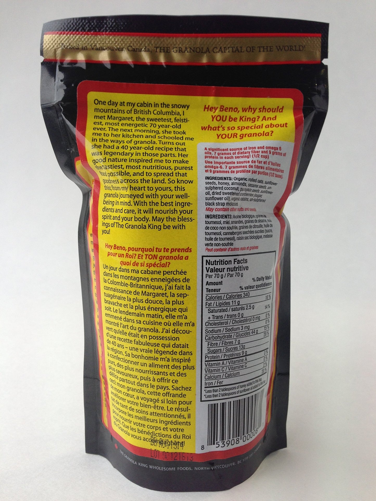 THE GRANOLA KING Classic Gourmet Granola