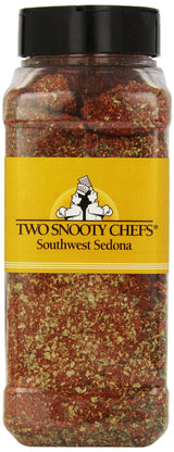 Two Snooty Chefs Quart Size Southwest Sedona Seasoning, 20-Ounce