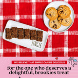 David’s Cookies Cookie Brownies Bucket Sampler - 1.3Lbs Assorted Gourmet with Chocolate Chip Brownies and Chocolate Chunk Cookies in a Love Tin