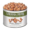 Virginia Diner Honey Roasted Cashew - Jumbo Honey Roasted Gourmet Cashews Gift Tin Non-GMO, Preservative Free Gifts from Virginia Since 1929-18 Oz Can