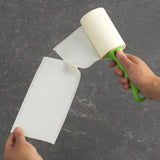 Evercare Pet Hair Lint Rollers All Purpose Use 100 Easy-Tear Sheets Per Roll Reusable Sticky Roller Pets Cat & Dog Hair Remover Contoured Handle