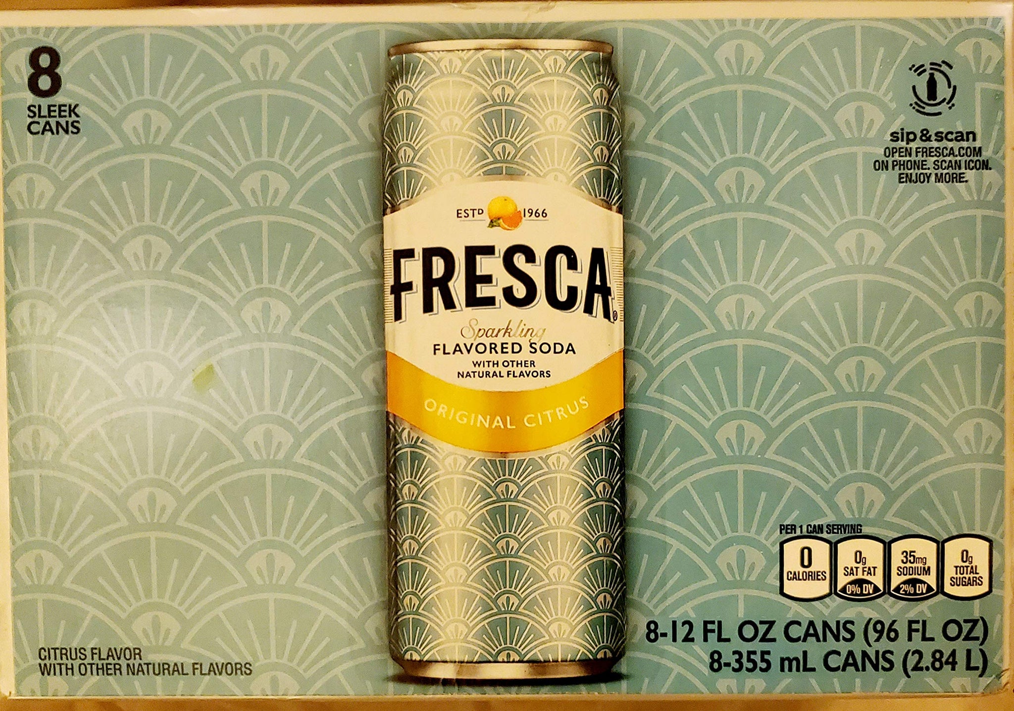 Fresca Original Citrus Soda 12 fl. oz., 8 pack