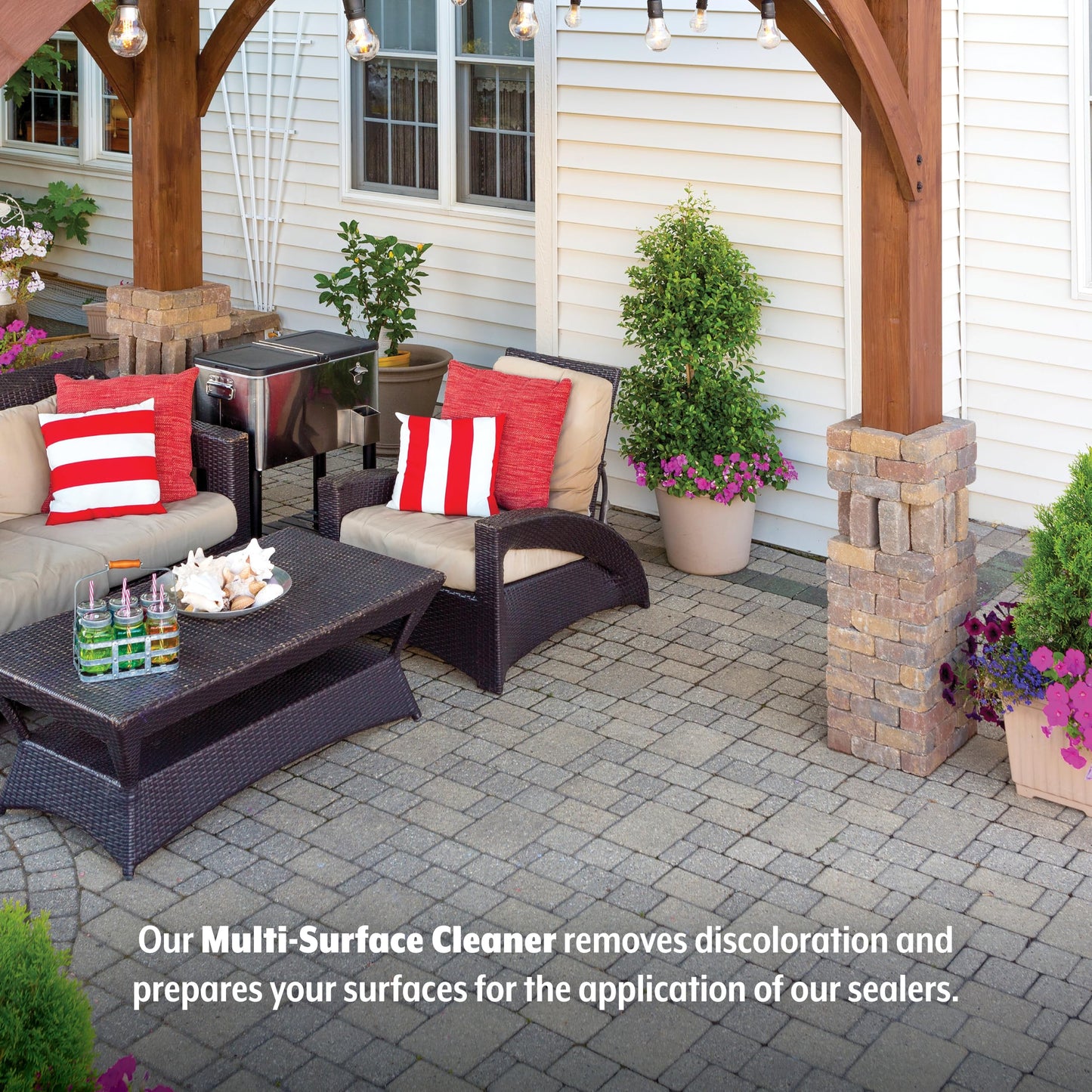 Seal-Once Premium Multi-Surface Cleaner Concentrate, Cleans & Enhances a Wide Range of Applications from Wood, Concrete, Outdoor Fabrics, Docks