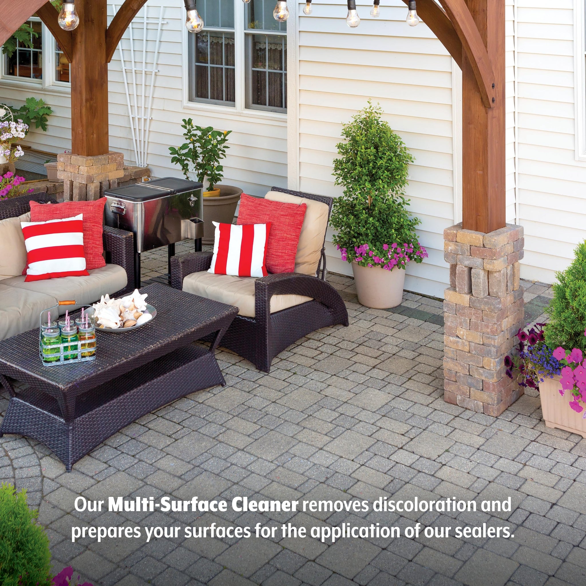 Seal-Once Premium Multi-Surface Cleaner Concentrate, Cleans & Enhances a Wide Range of Applications from Wood, Concrete, Outdoor Fabrics, Docks