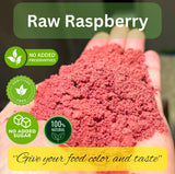 Raspberry Powder 8 Oz, Freeze Dried, Vivolius, No Sugar added, No additives, Natural Red Food Coloring.