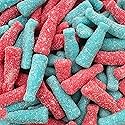 Sour Gummy Bottles Candy Mix | 1-Pound Pack | Blue Raspberry and Tutti-Frutti Flavors | Gelatin-Free Gummies for Baby Showers, Gender Reveal, Party