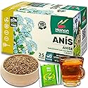 Hanan Anise Tea 25 Herbal Teabags - Te de Anis Natural for Digestive Health, Dried Anise Herbs Aniseed Plant and Leaves for Herbal Tea