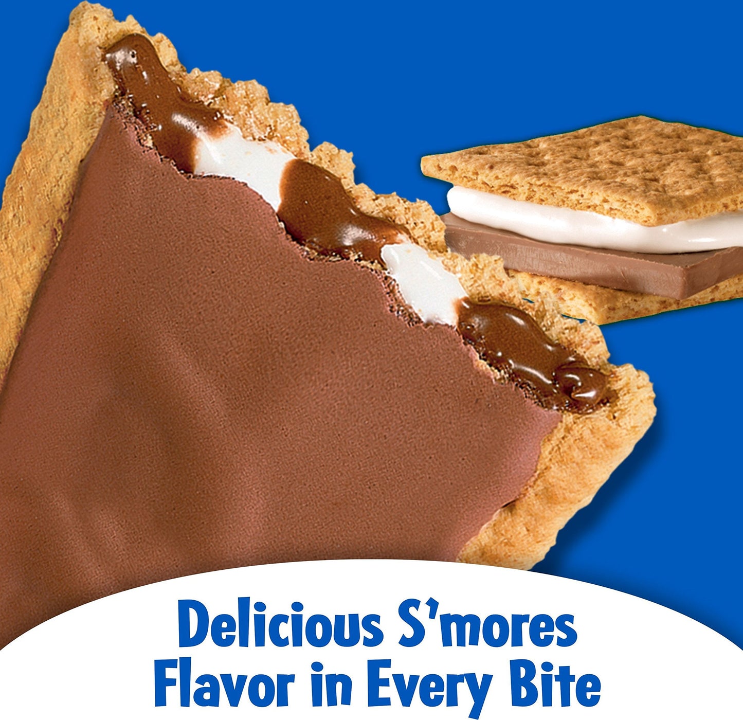 Pop-Tarts Breakfast Toaster Pastries, Frosted S'mores Flavored, 22 oz, 12 count(Pack of 12)